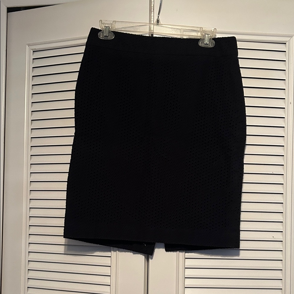 Elegant Navy Pencil Skirt